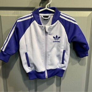 Adidas Lavender and Purple Track Suit - Size 12 mos.